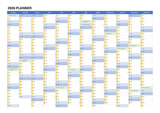 normal 2026 planner